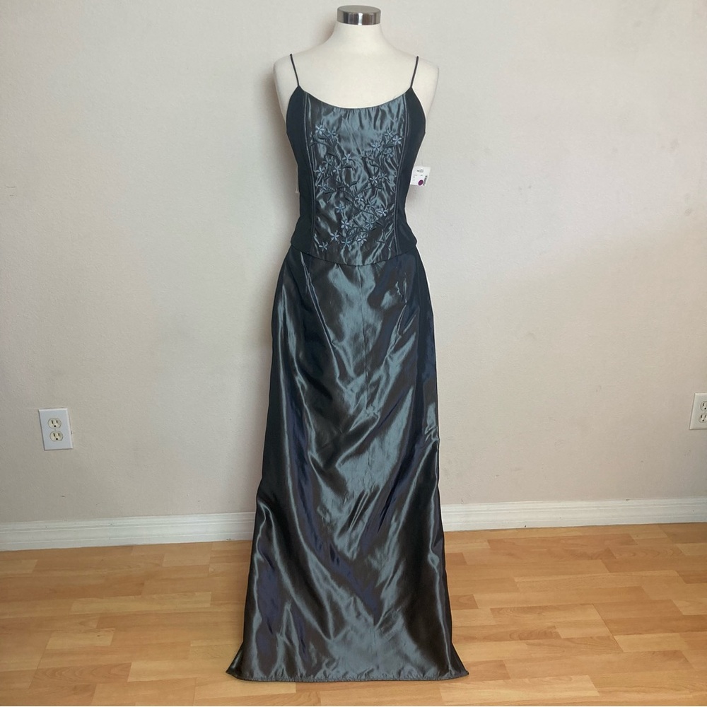 One of A Kind Two Piece Vintage Gown by Jessica McClintock SZ 8
